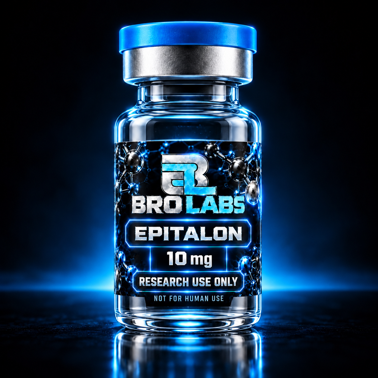 Epitalon 10 mg Bro Labs packaging illustration
