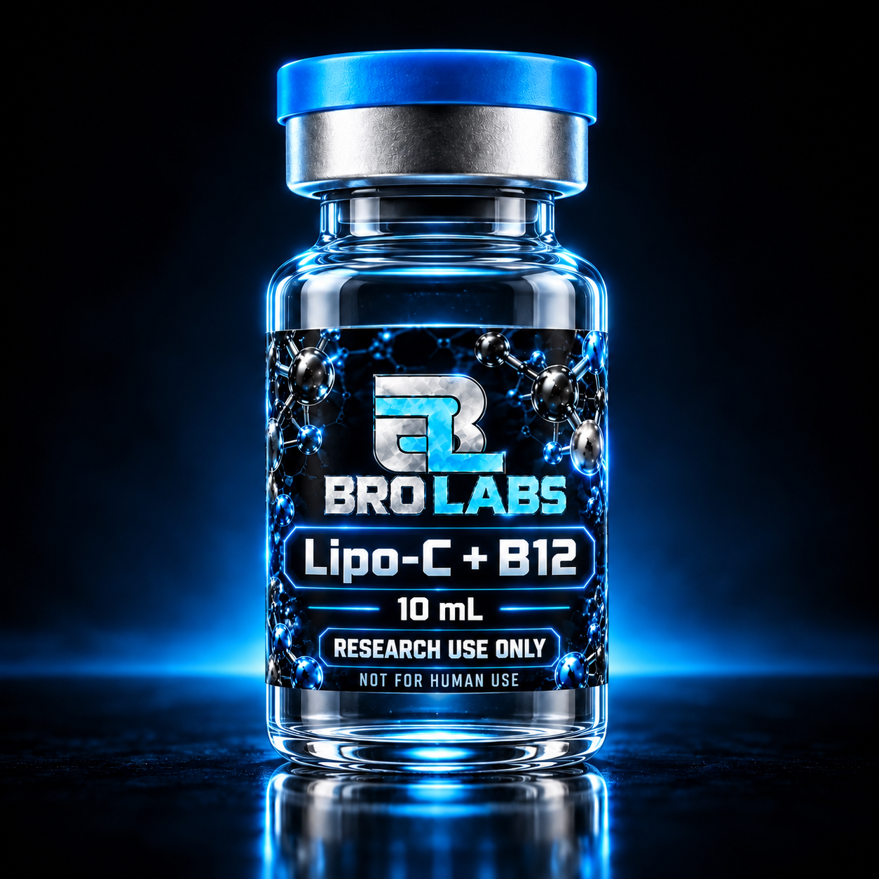 Lipo-C + B12 10 mL Bro Labs packaging illustration