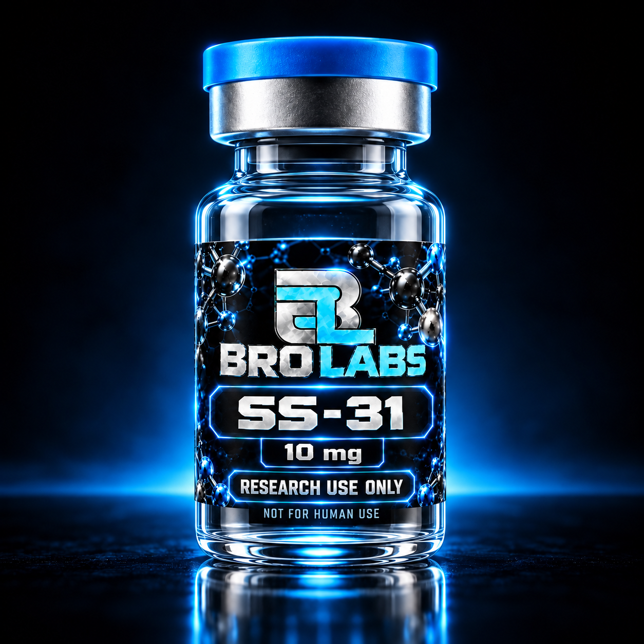 SS-31 10 mg Bro Labs packaging illustration